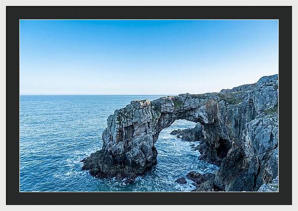Natural Bridge Over Ocean Waves
