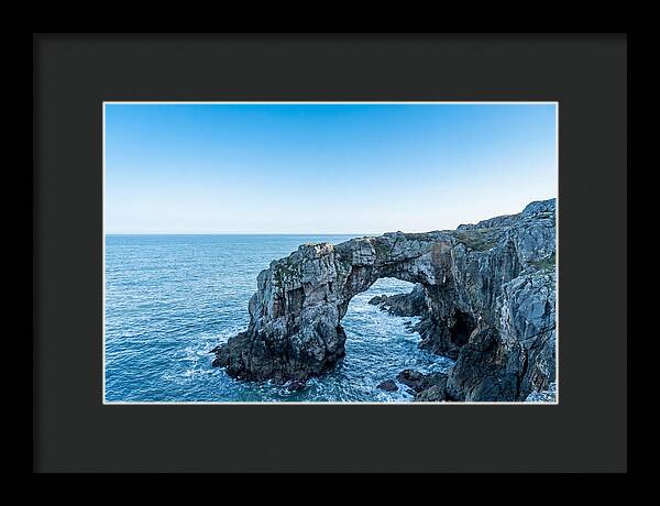 Natural Bridge Over Ocean Waves