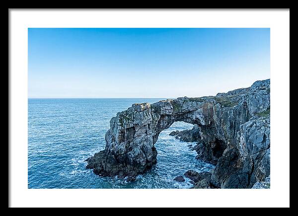 Natural Bridge Over Ocean Waves