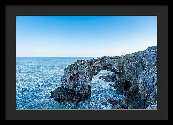 Natural Bridge Over Ocean Waves