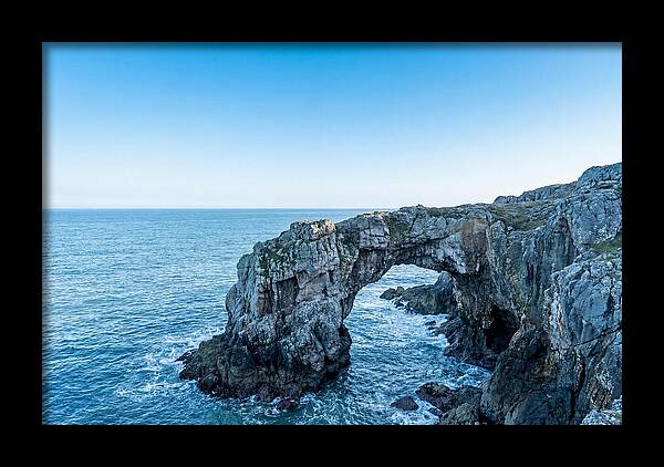 Natural Bridge Over Ocean Waves