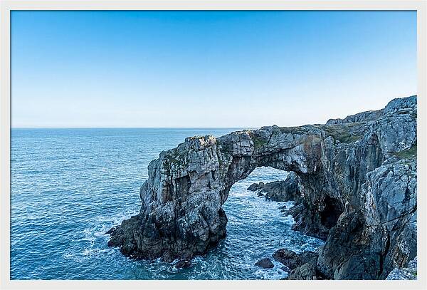 Natural Bridge Over Ocean Waves