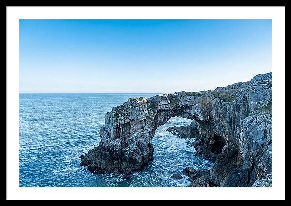Natural Bridge Over Ocean Waves