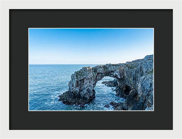 Natural Bridge Over Ocean Waves