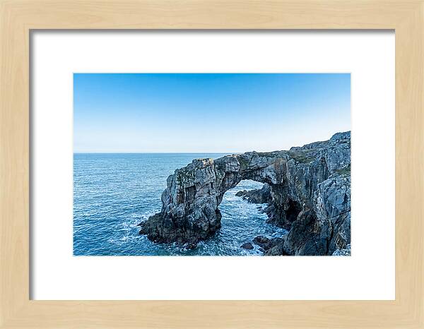 Natural Bridge Over Ocean Waves