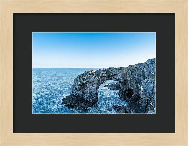 Natural Bridge Over Ocean Waves