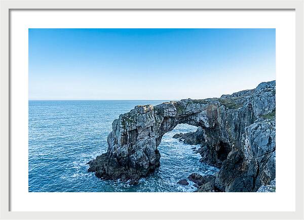 Natural Bridge Over Ocean Waves