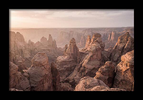 Natural Stone Pillars At Dusk