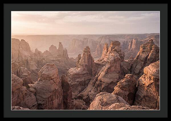 Natural Stone Pillars At Dusk