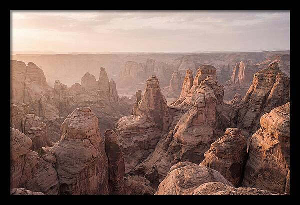 Natural Stone Pillars At Dusk