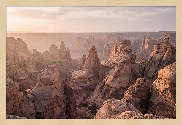 Natural Stone Pillars At Dusk