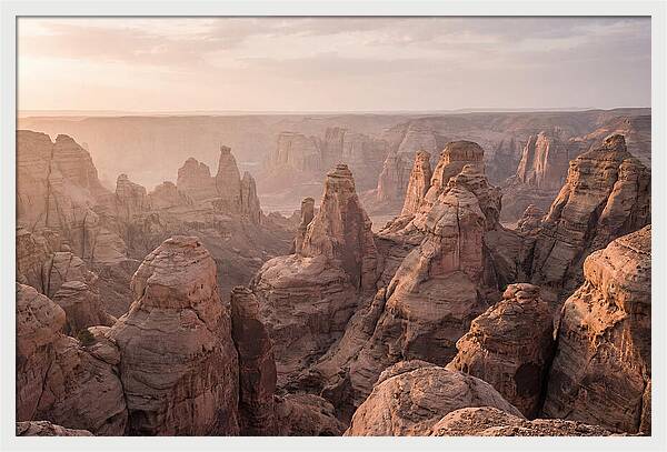 Natural Stone Pillars At Dusk