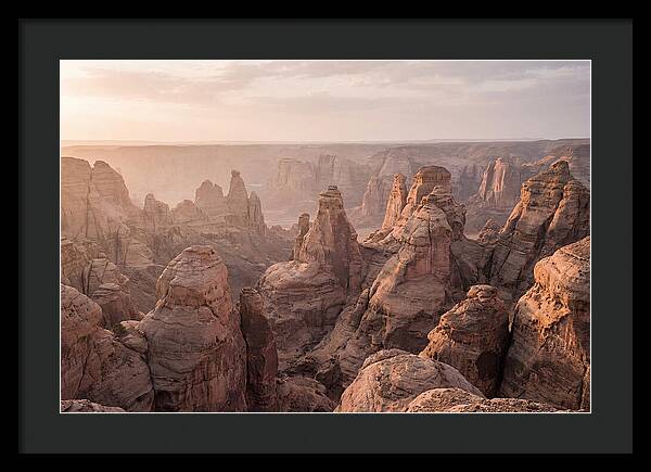 Natural Stone Pillars At Dusk