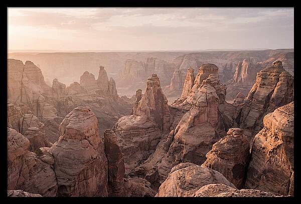 Natural Stone Pillars At Dusk