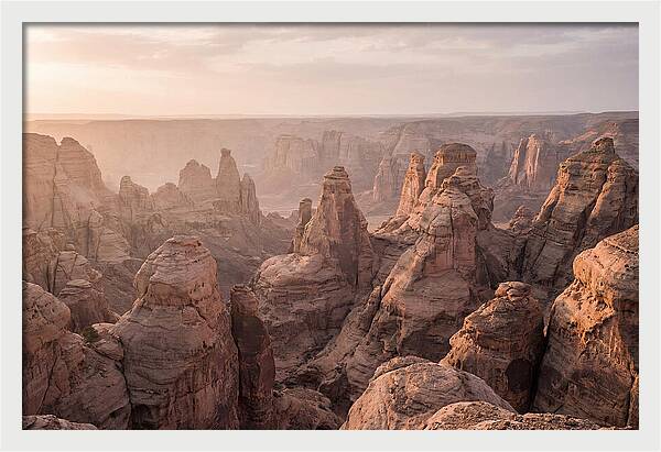 Natural Stone Pillars At Dusk