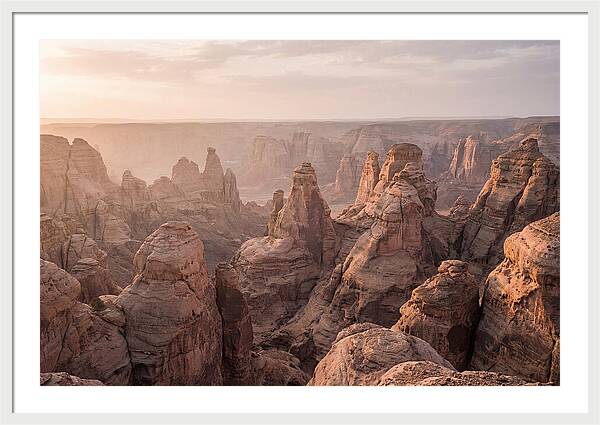 Natural Stone Pillars At Dusk