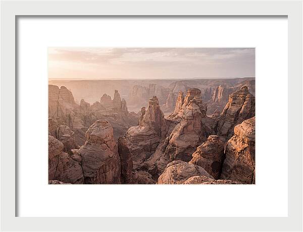 Natural Stone Pillars At Dusk