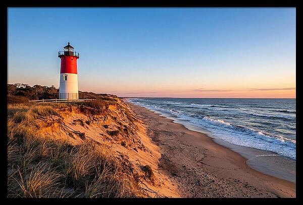 Nauset Light At Dusk