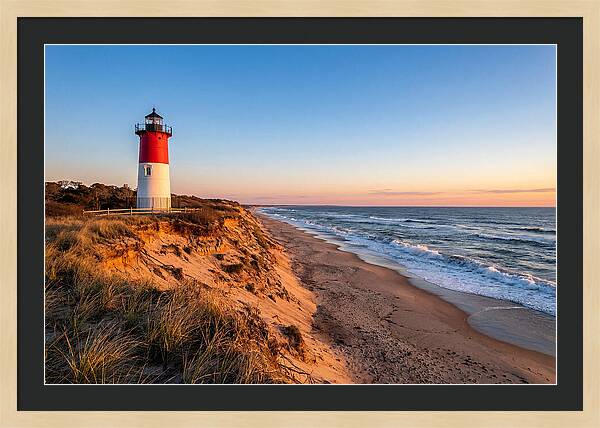Nauset Light At Dusk