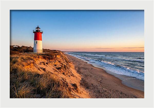Nauset Light At Dusk