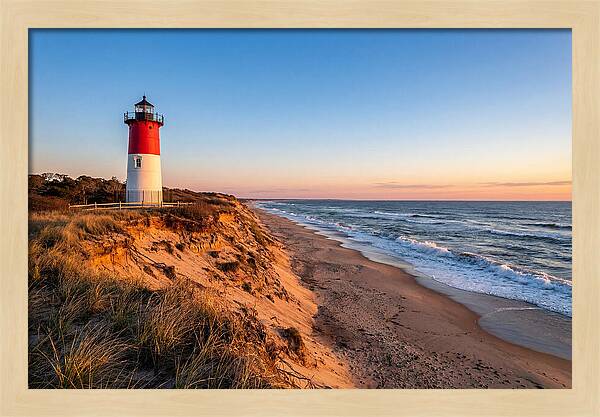 Nauset Light At Dusk