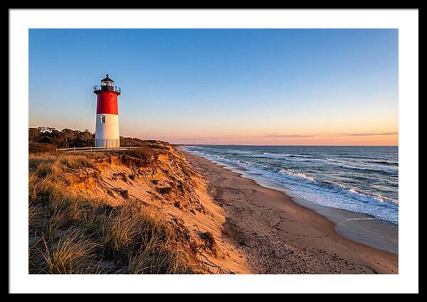 Nauset Light At Dusk