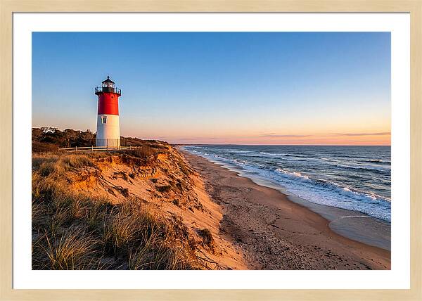 Nauset Light At Dusk