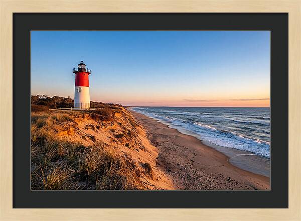 Nauset Light At Dusk