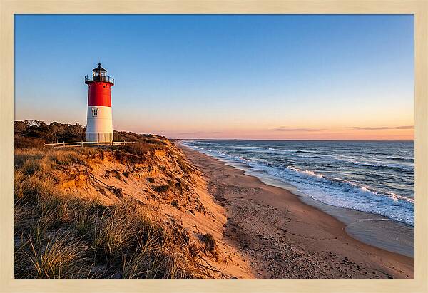 Nauset Light At Dusk
