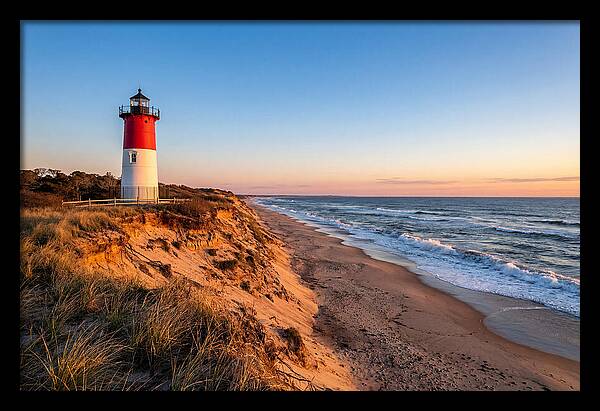 Nauset Light At Dusk