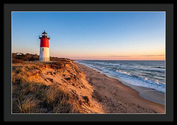Nauset Light At Dusk