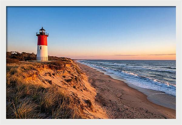 Nauset Light At Dusk
