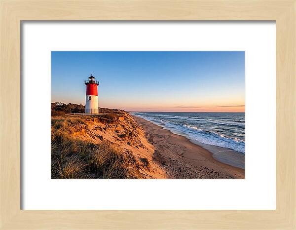 Nauset Light At Dusk