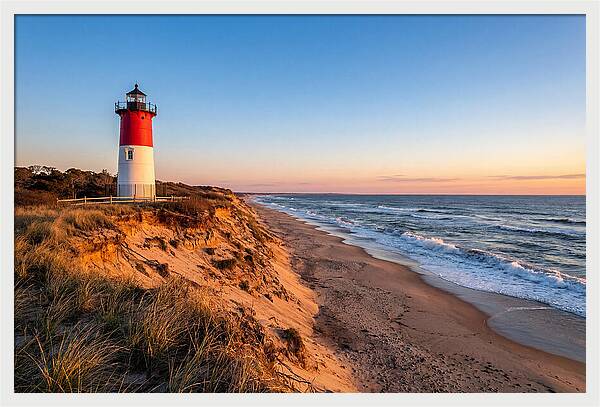 Nauset Light At Dusk