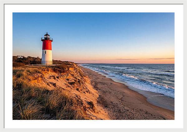 Nauset Light At Dusk