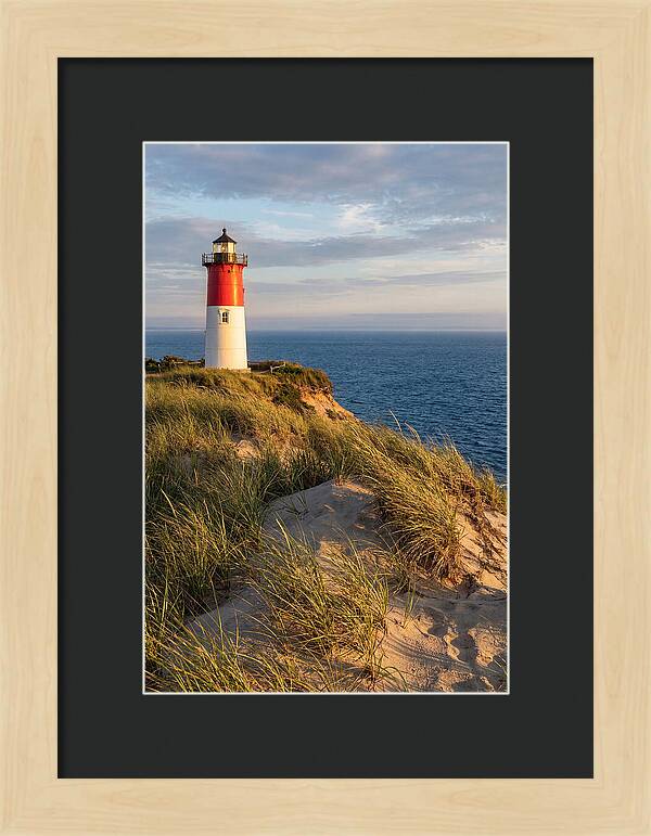 Nauset Light At Golden Hour