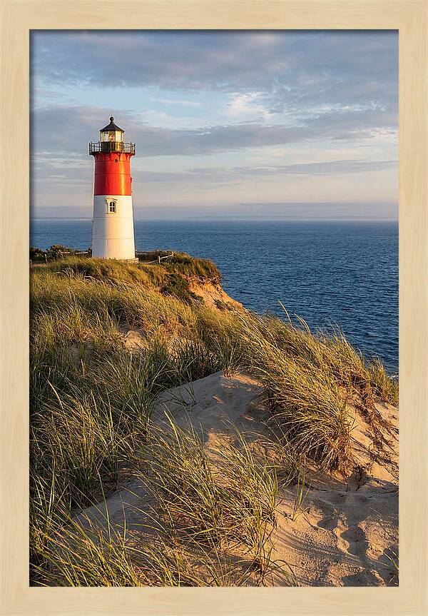 Nauset Light At Golden Hour