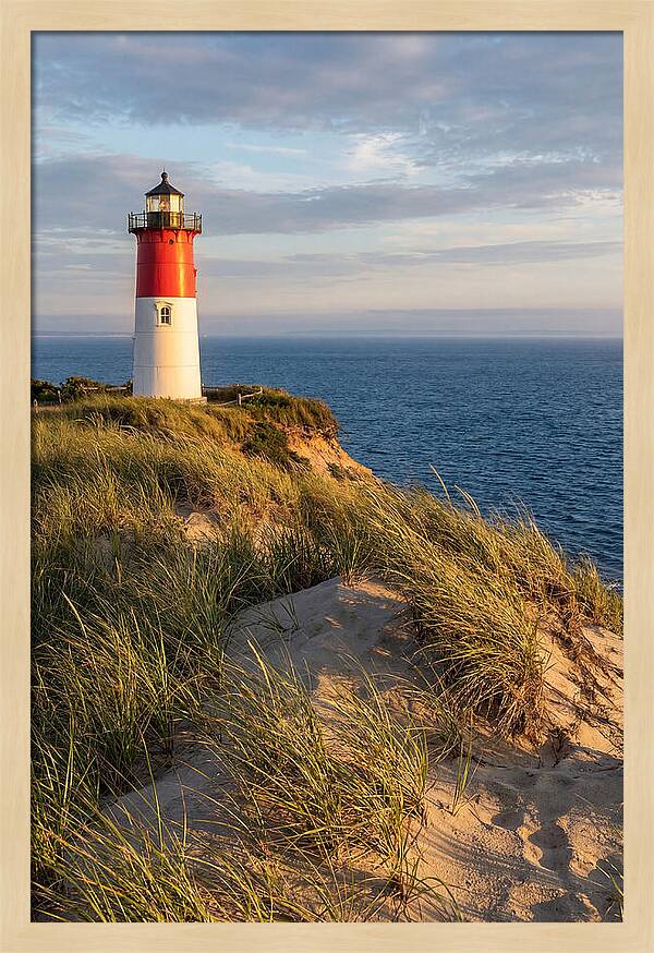 Nauset Light At Golden Hour