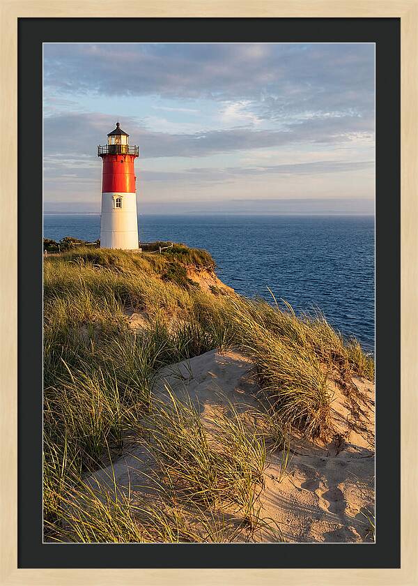 Nauset Light At Golden Hour