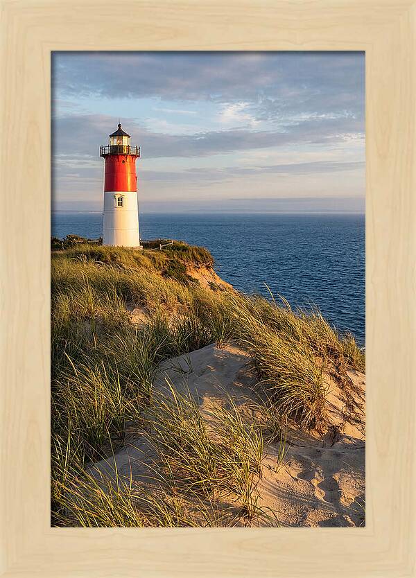 Nauset Light At Golden Hour