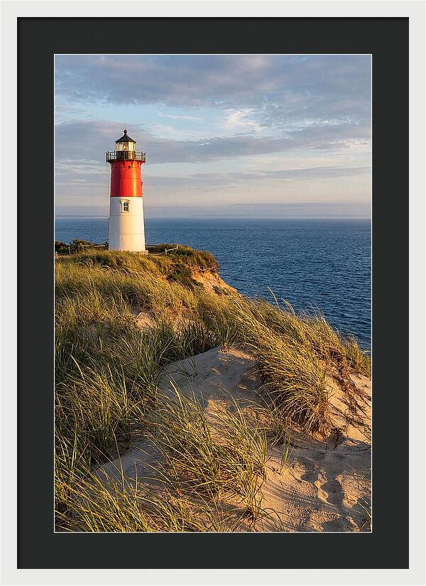 Nauset Light At Golden Hour