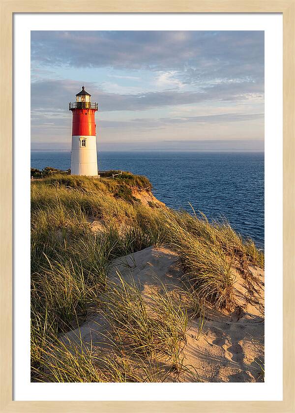 Nauset Light At Golden Hour
