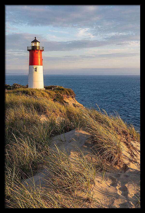 Nauset Light At Golden Hour