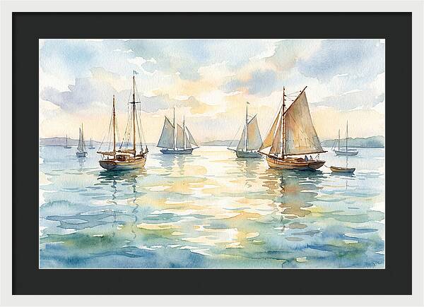 Nautical Serenity At Dusk