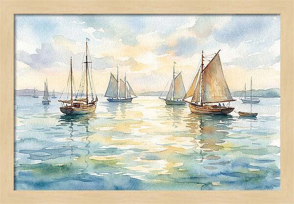 Nautical Serenity At Dusk