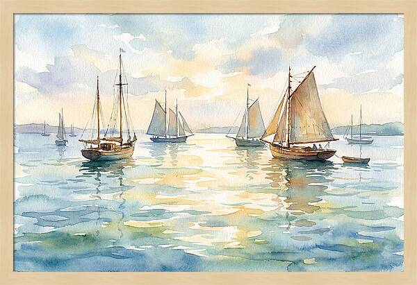 Nautical Serenity At Dusk