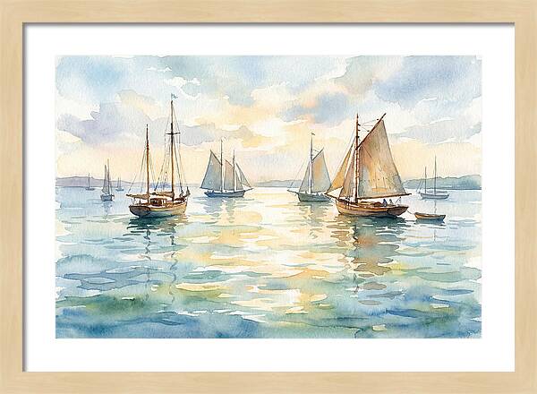 Nautical Serenity At Dusk