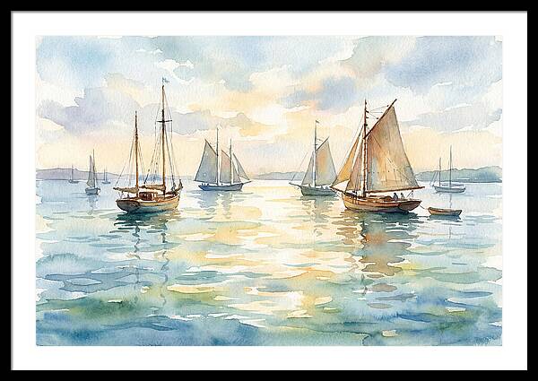 Nautical Serenity At Dusk