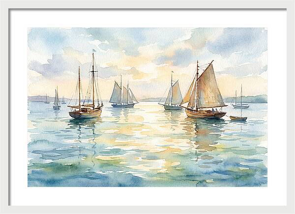 Nautical Serenity At Dusk