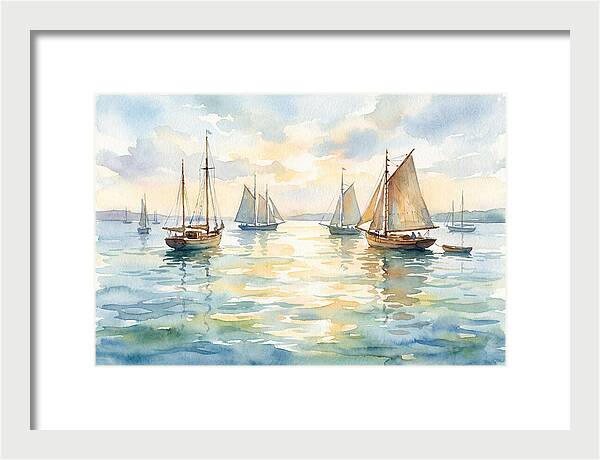 Nautical Serenity At Dusk